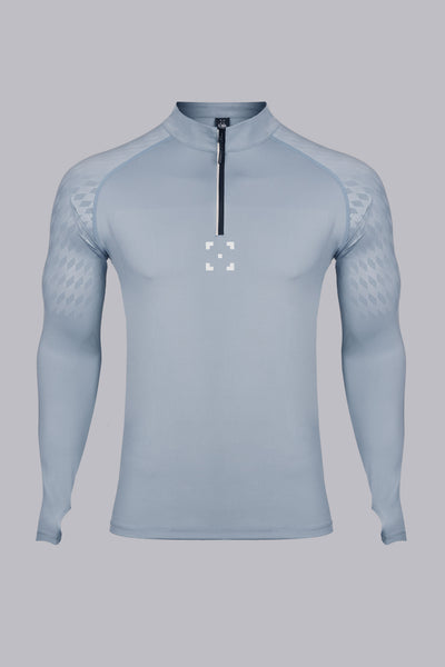 C-365 Elevate Zip Long Sleeve (Model 823303) - Haze Blue