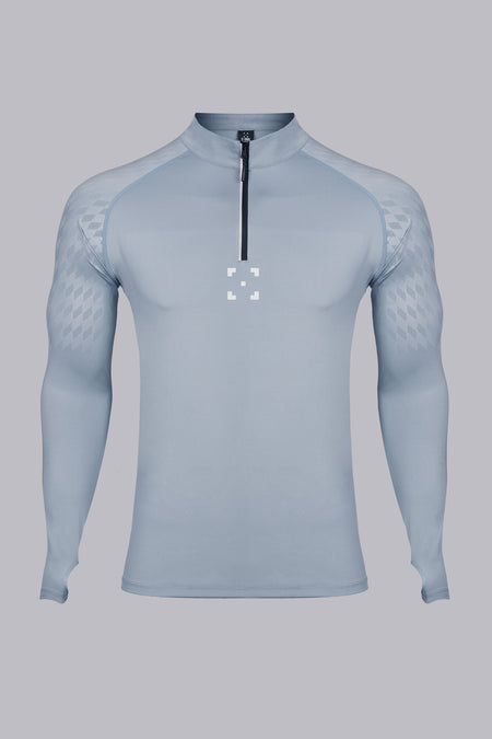 C-365 Elevate Zip Long Sleeve (Model 823303) - Haze Blue