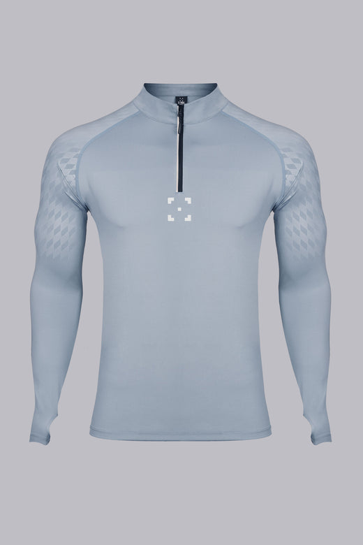 C-365 Elevate Zip Long Sleeve (Model 823303) - Haze Blue