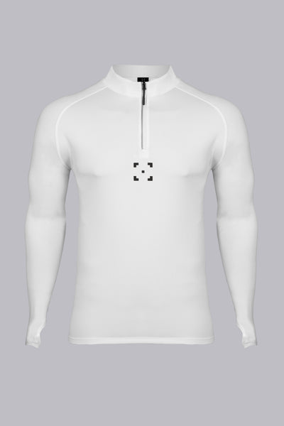 C-365 Elevate Zip Long Sleeve (Model 823303) - White
