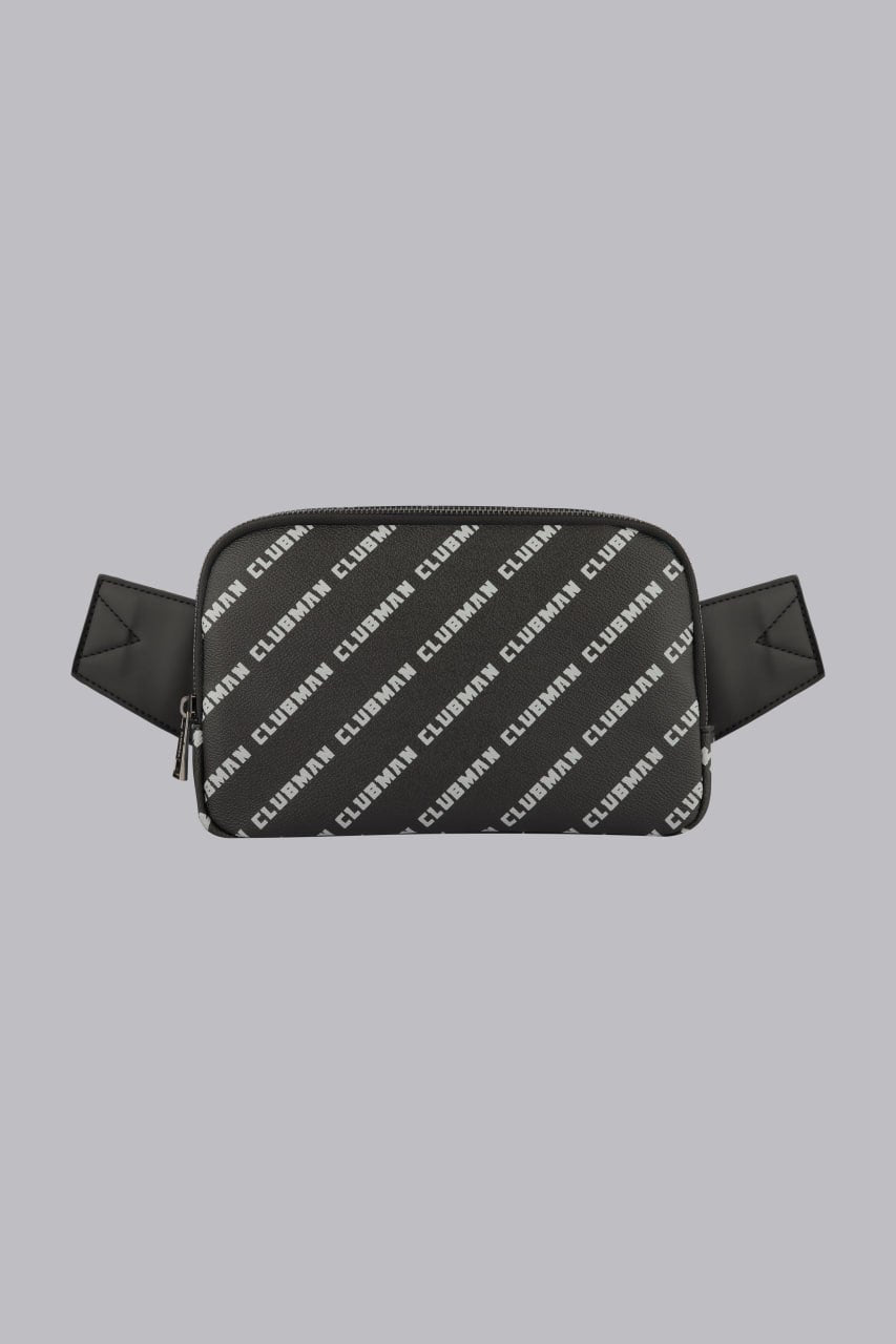 Clubman Monogram Compact Belt Bag - Black
