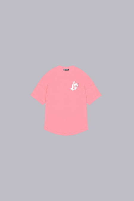 Clubman Kids "Footprint" Tee – Pink