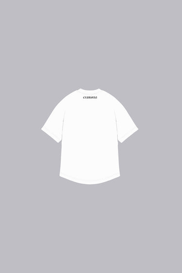Clubman Kids Footprint Tee – White