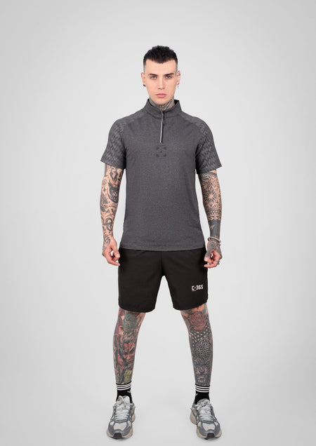 C-365 Motion Zip Tee (Model 823302) - Grey