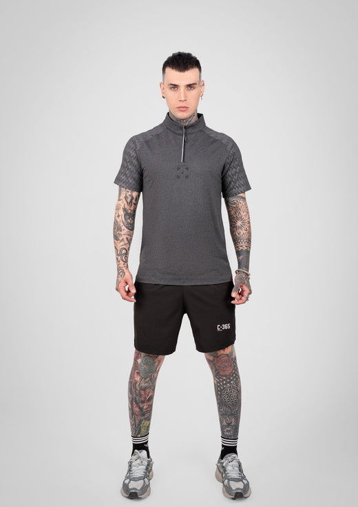C-365 Motion Zip Tee (Model 823302) - Grey