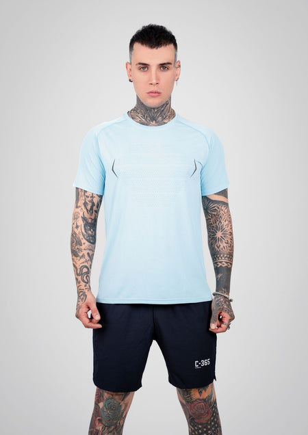 C-365 Performance Tee (Model 324305) - Light Blue