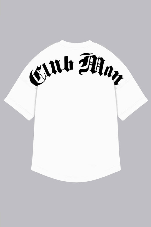 CLUBMAN Oversized 'Monochrome Signature' T-shirt