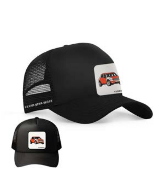 Clubman Leather Car Trucker Cap