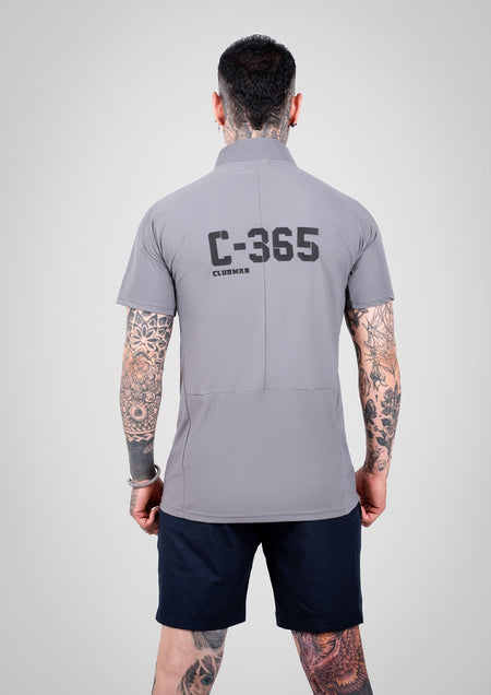 C-365 Strike Zip Tee (Model 825321) - Grey