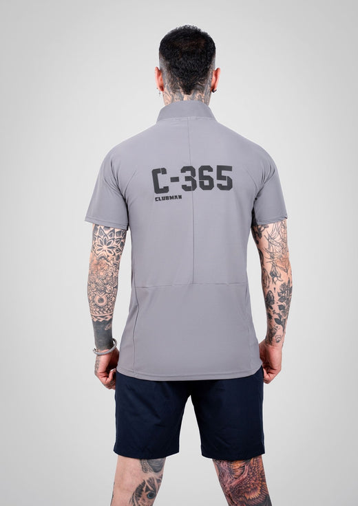 C-365 Strike Zip Tee (Model 825321) - Grey