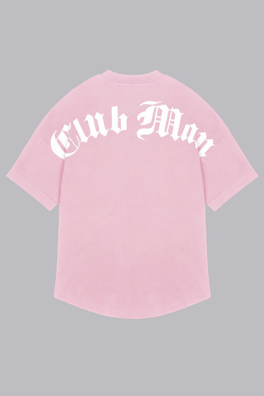 CLUBMAN Oversized 'Pink Frost' T-shirt