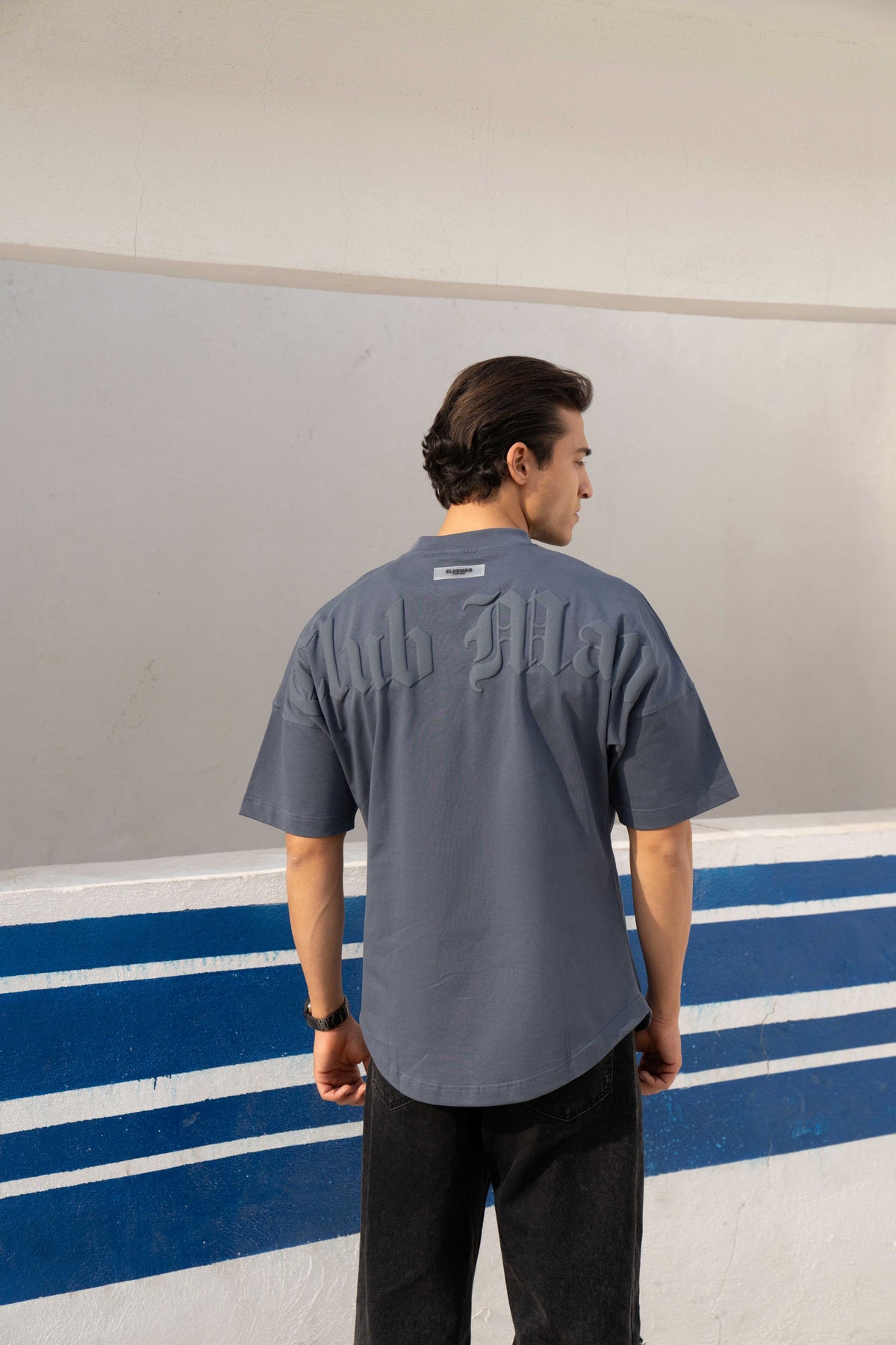 Clubman "CHROME" Tee - Blue