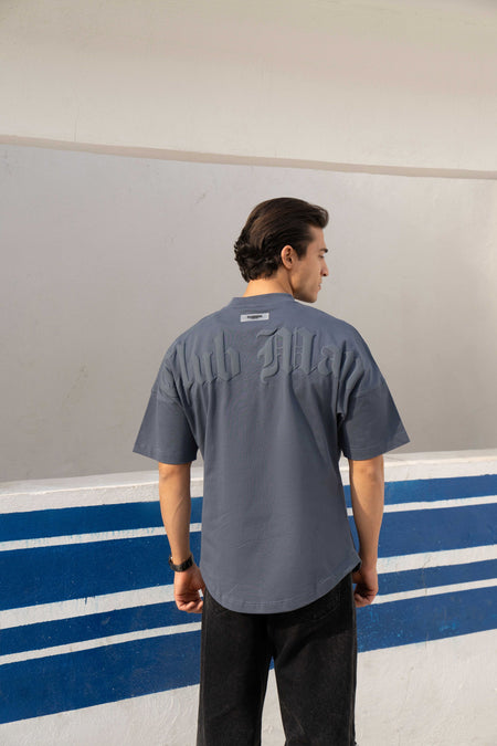 Clubman "CHROME" Tee - Blue